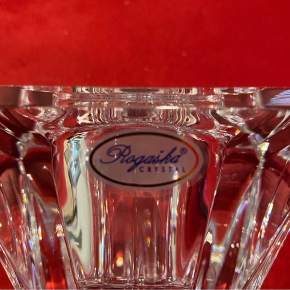 Rogaska Crystal multi-faceted votive holder - collection piece, never used - Picture 3 of 11